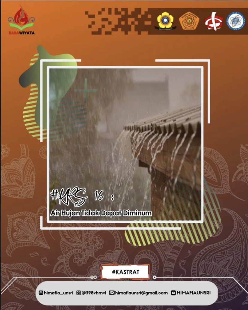 [KRS #16: Air Hujan Tidak Dapat Diminum]
