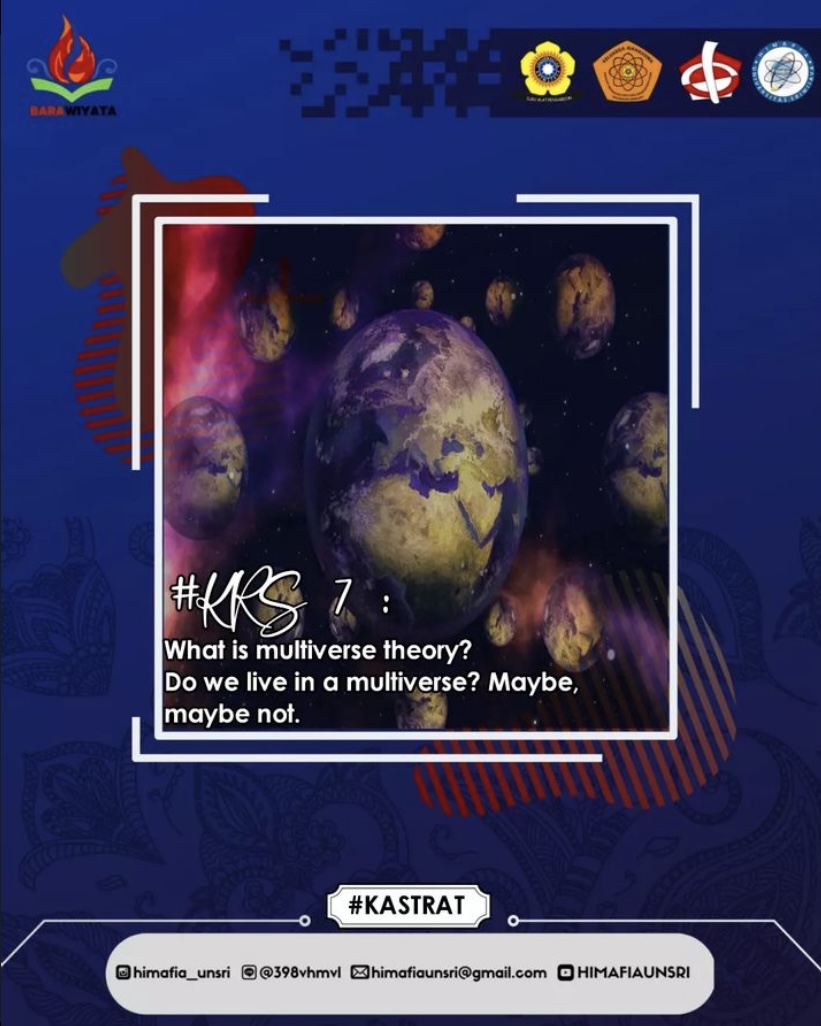 KRS  7 - What is multiverse theory? Do we live in a multiverse? Maybe, maybe not.