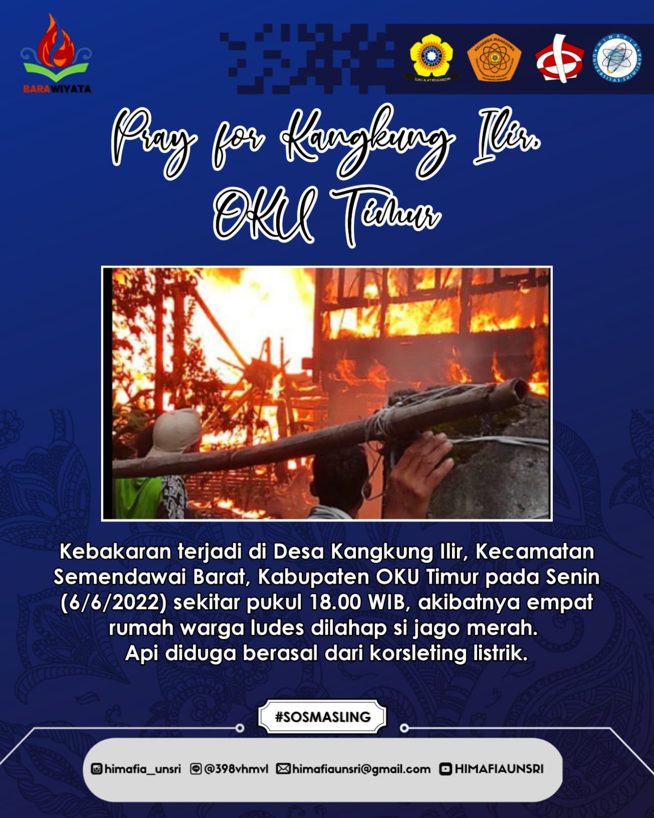 Pray for Kangkung Ilir, Kec. Semendawai Barat, Kab. Oku Selatan 