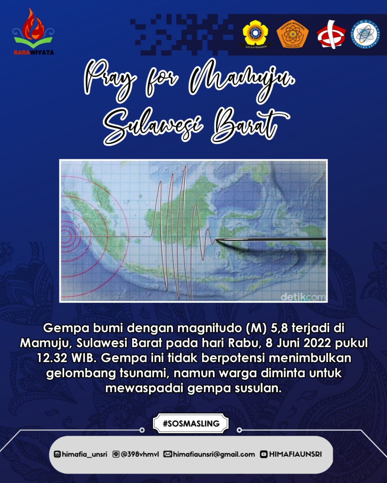 Pray for Mamuju, Sulawesi Barat 