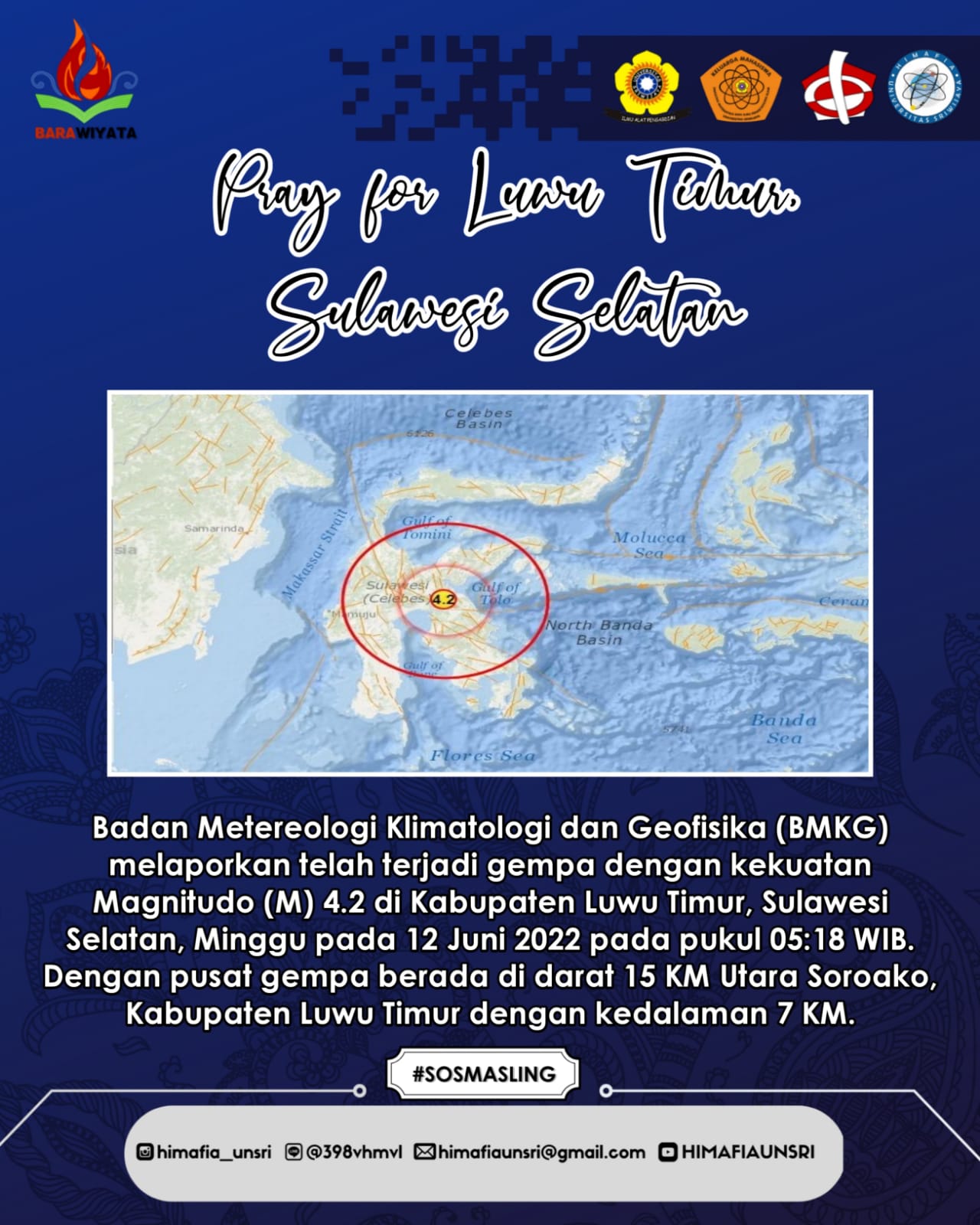 Pray for Luwu Timur, Sulawesi Selatan 