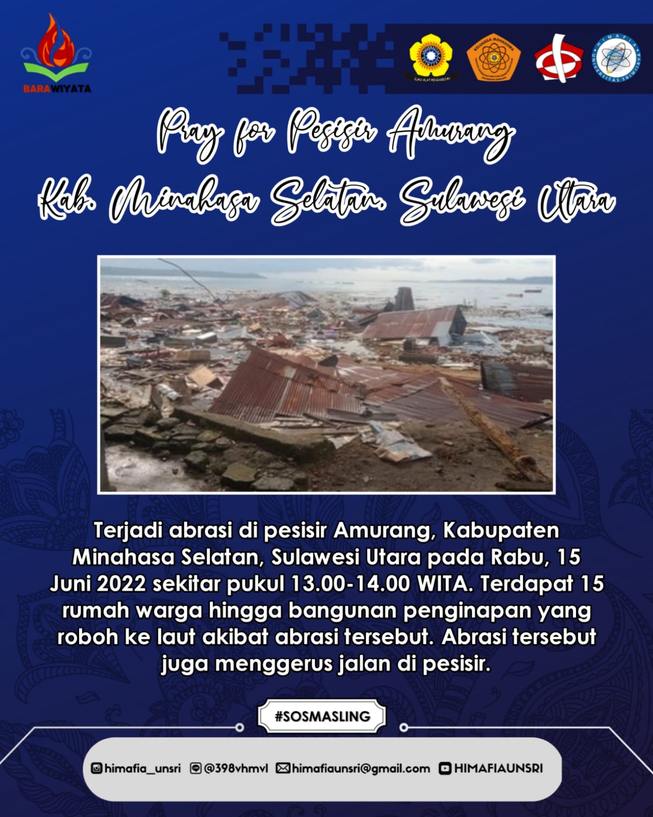 Pray for Pesisir Amurang Kabupaten Minahasa Selatan, Sulawesi Utara 