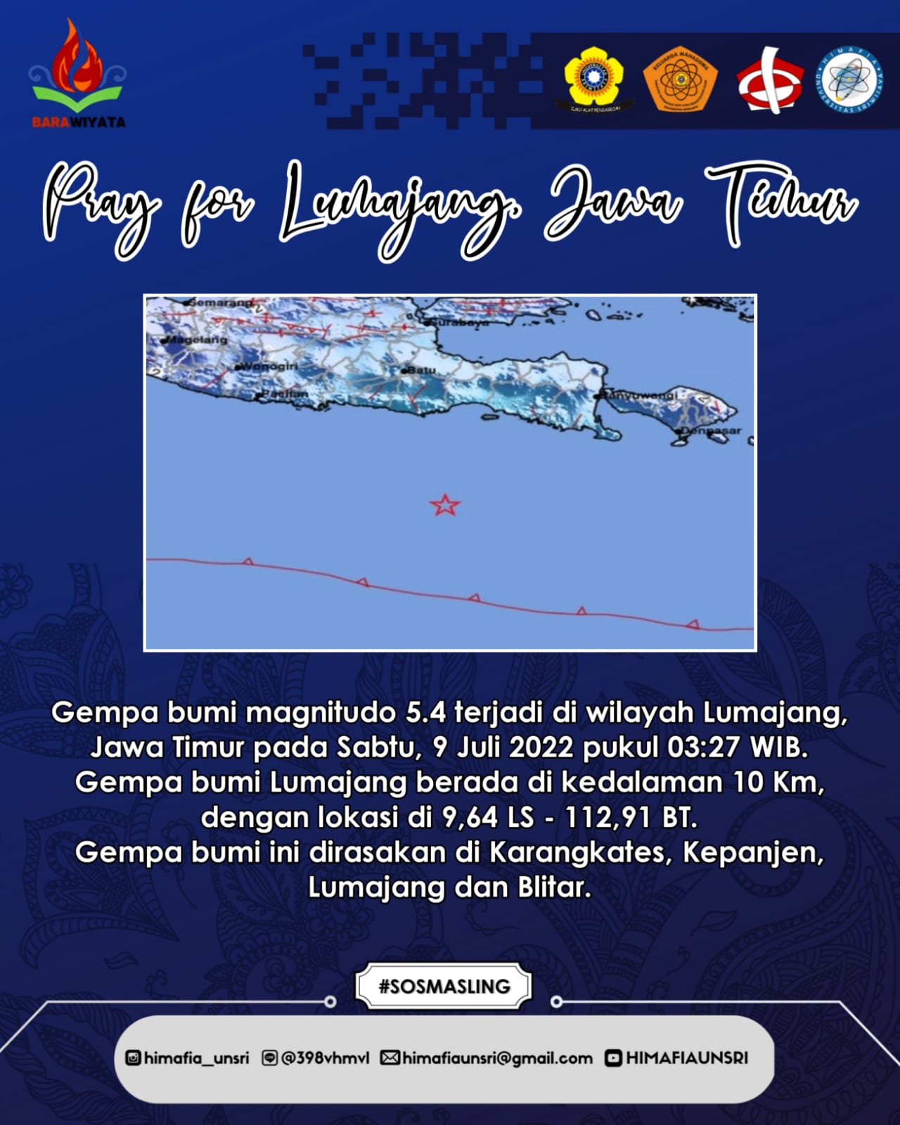 Pray for Lumajang, Jawa Timur 