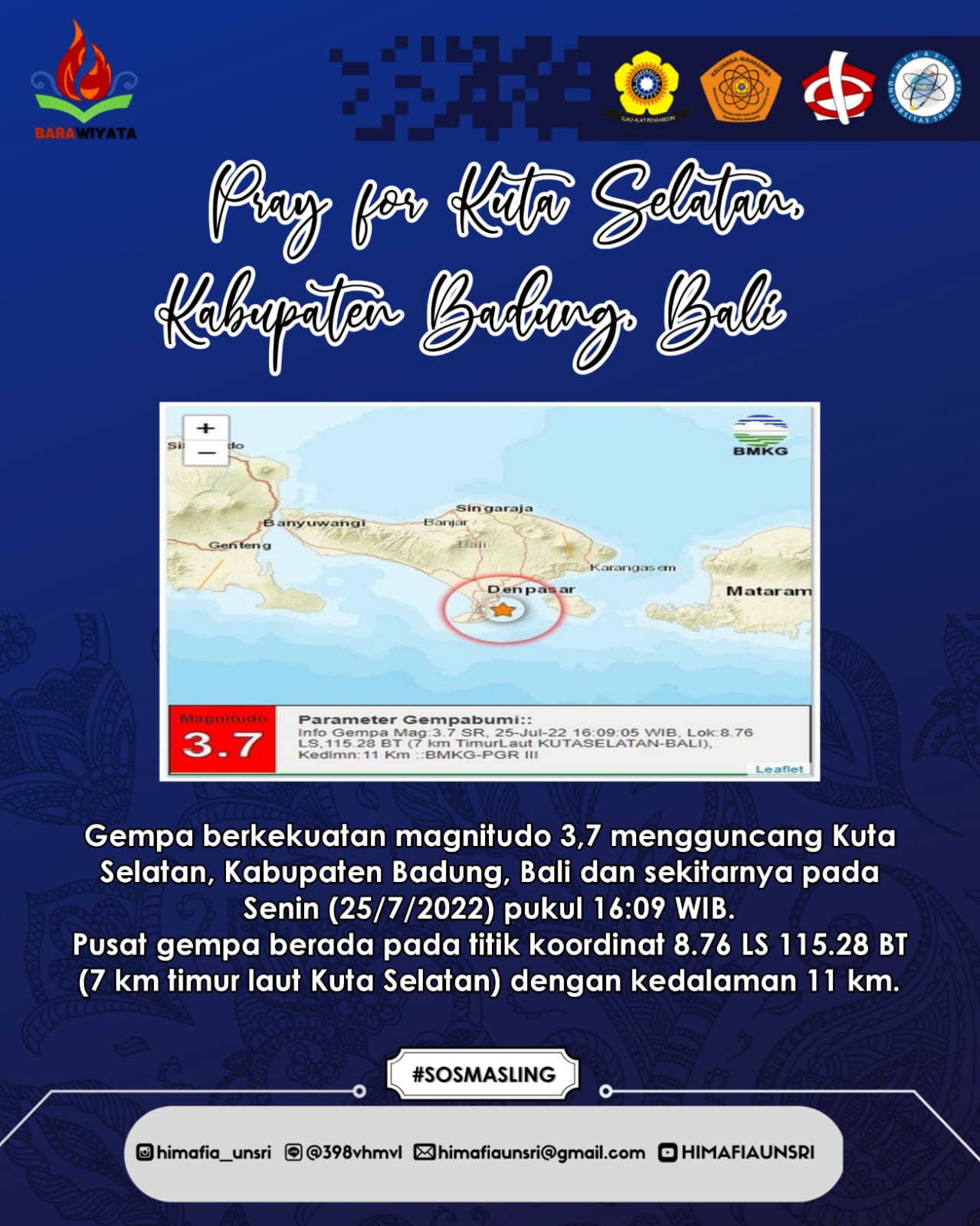 Pray for Kuta Selatan, Kabupaten Badung, Bali 