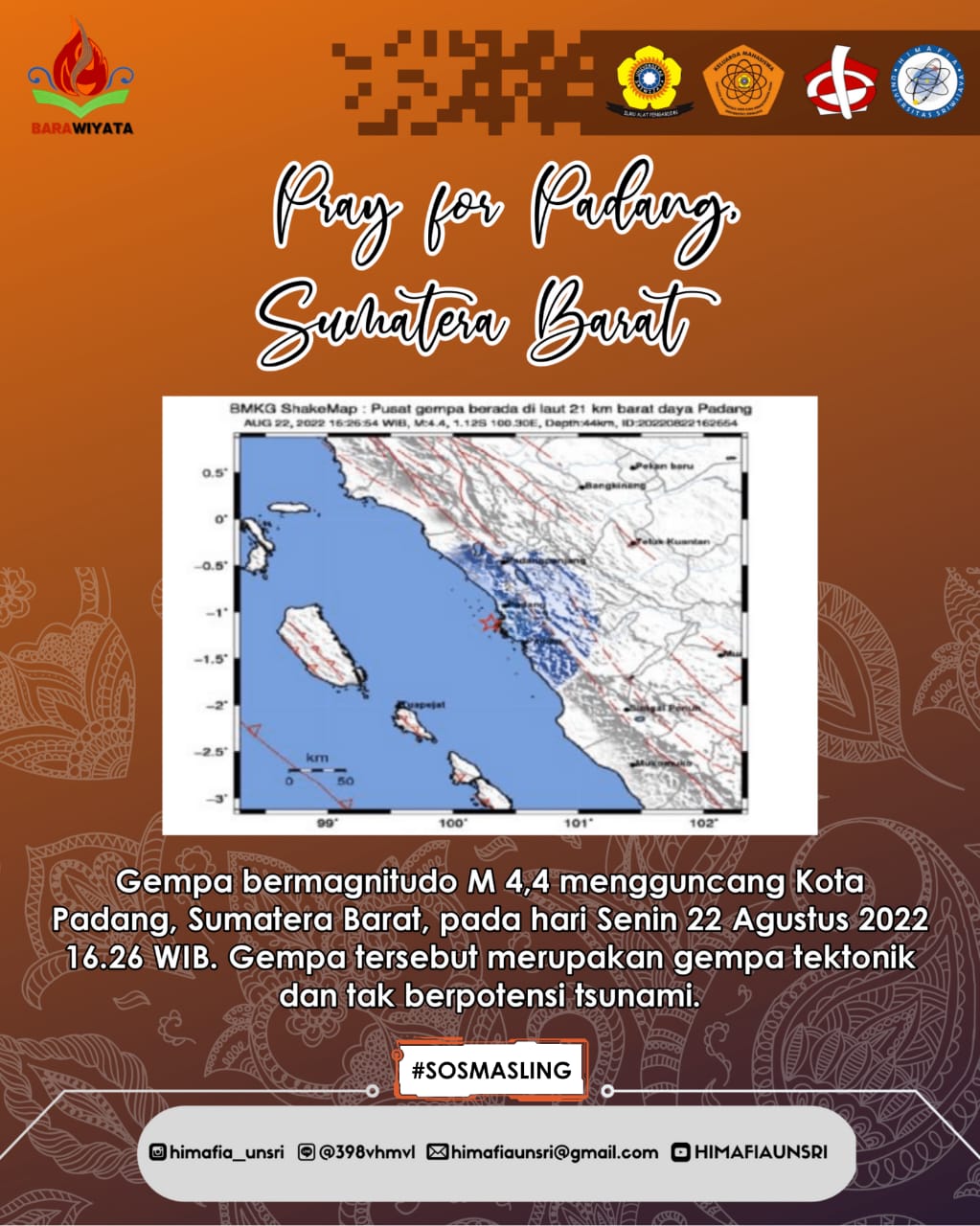 Pray for Padang, Sumatera Barat 