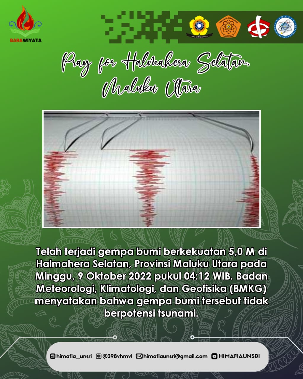 Pray for Halmahera Selatan, Maluku Utara 