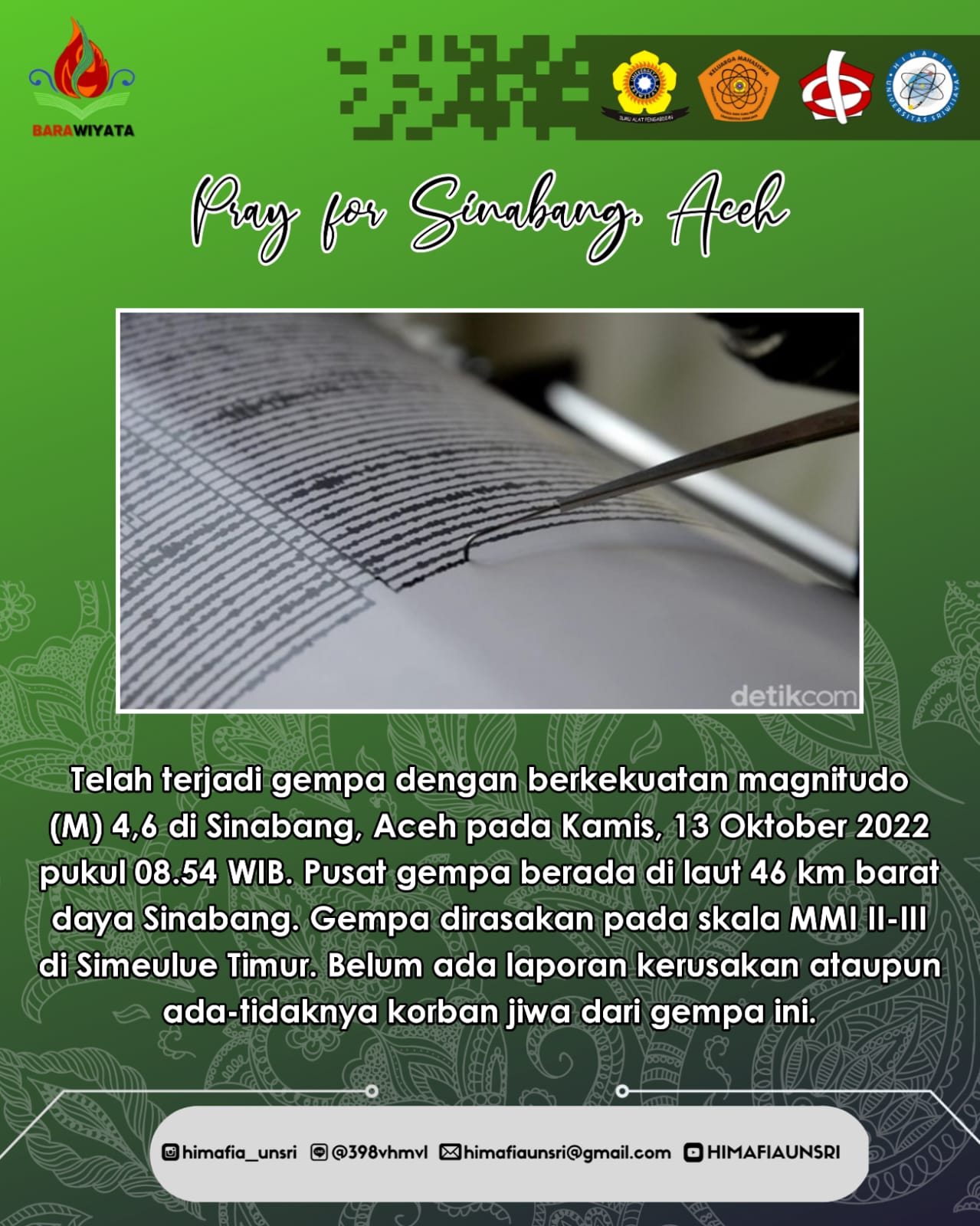 Pray for Sinabang, Aceh 