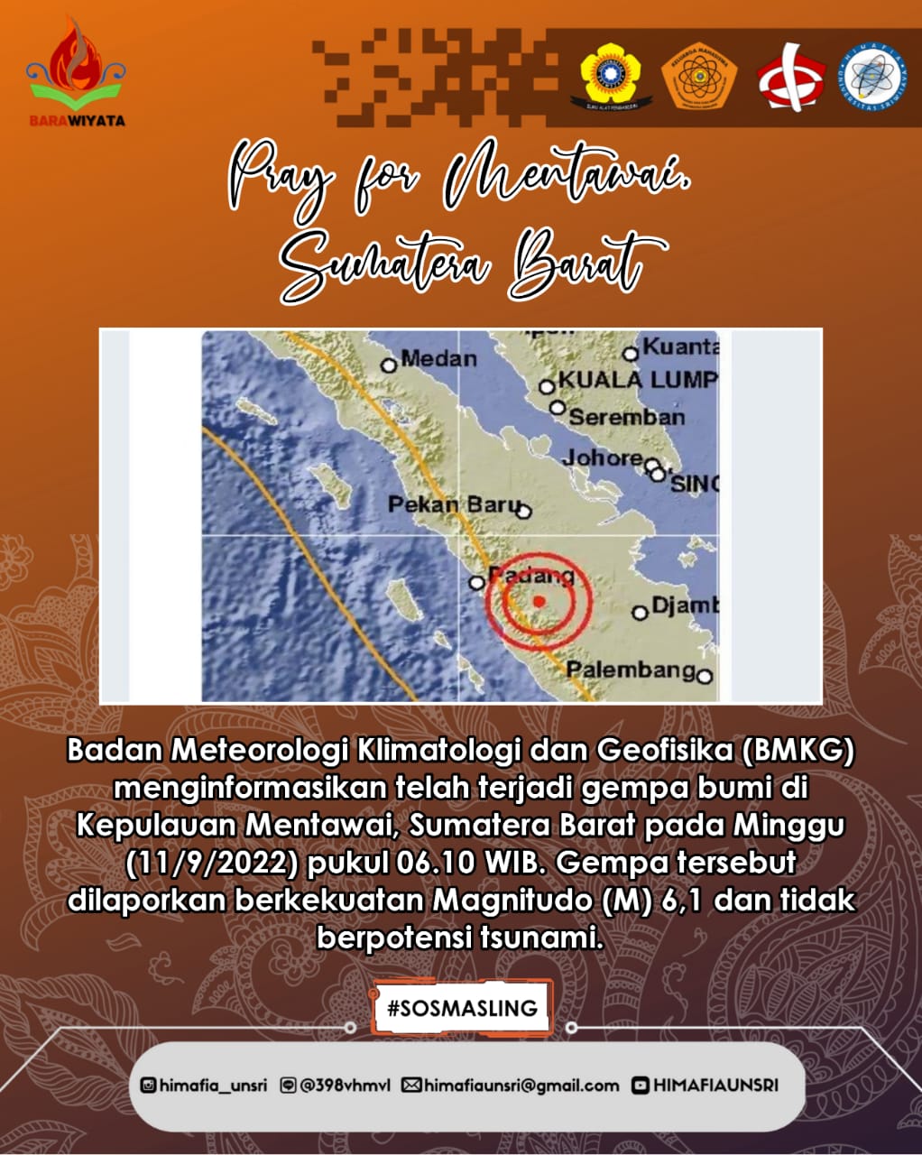 Pray for Mentawai, Sumatera Barat