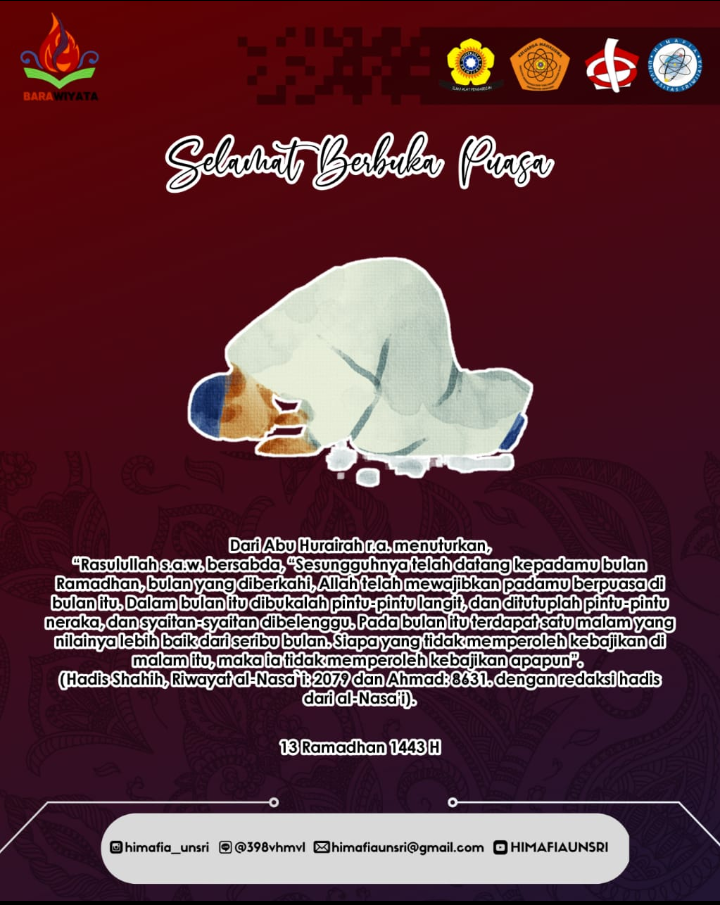 [SELAMAT BERBUKA PUASA BULAN RAMADHAN 1443]